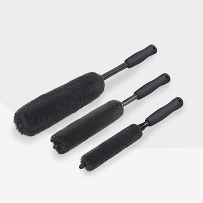 Cleandetail Velgenborstel Set - Voor Auto & Motor - Wielborstel - Wheel Woolie - Wheel Brush - Velgenreiniger - Velgen - Banden - Velgen wassen met velgenreiniger
