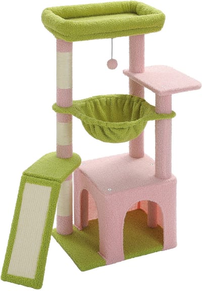 Kattenu CrazyCactus Large - Krabpaal Voor Katten - Krabpaal Cactus - 92 cm hoog - Roze - Krabpaal voor Katten