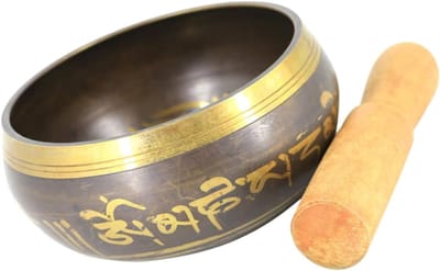 Tibetaanse Klankschaal - Meditatie Kom - Yoga Ontspanning - Handgemaakt Koper - 10 cm Diameter - Diverse Kleuren