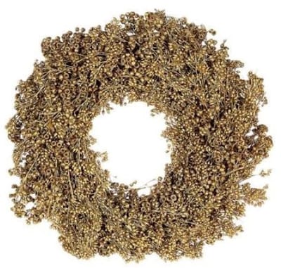 DBT Krans Landelijk-Natuurlijke Materialen Goud-Brons D 30 cm
