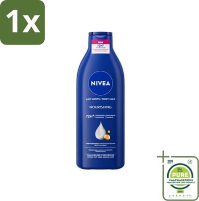 1 x Nivea - Body Milk - 72u Hydratatie - Droge tot Zeer Droge Huid - 400 ml - NIVEA Body Milk - Bodylotion - Droge Huid - Zeer Droge Huid - 72 Uur Hydratatie