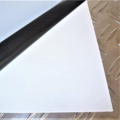 Gegalvaniseerd Plaatstaal - Magnetisch Metaal - Binnen Buiten Bekleden - Op Maat Gesneden - 200 x 300 mm - Zuiver Wit