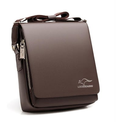 Sac à bandoulière Messenger pour hommes, mallette en cuir, sac à main décontracté pour affaires