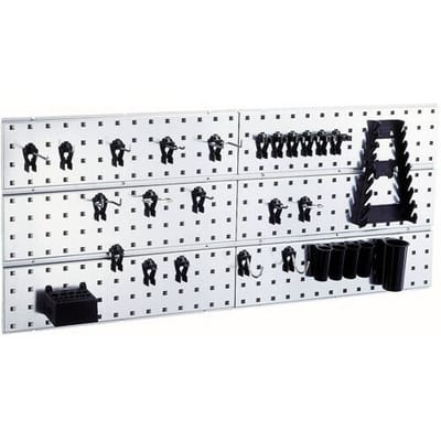 raaco 109642 Gatenpaneel voor gereedschapshaken 2x + 28 clips (b x h x d) 1040 x 440 x 11 mm 1 stuk(s)