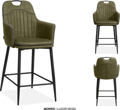 MX Sofa Barstoel Morris | kleur: Moss | per 2 stuks