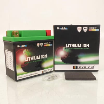 Skyrich lithiumbatterij voor Aprilia 125 Habana Custom scooter 1999 tot 2002 12n9-4b-1 / hjb9q-fp / 12v 9ah nieuw