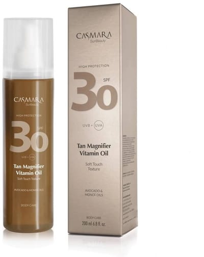 Casmara Tan Magnifier Vitamin Oil LSF 30 / watervaste zonnebescherming 200 ml