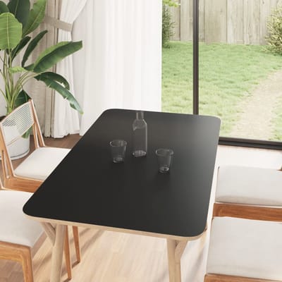 vidaXL - Meubelsticker - Zelfklevend - Mat - Zwart - 90x500 - cm - PVC