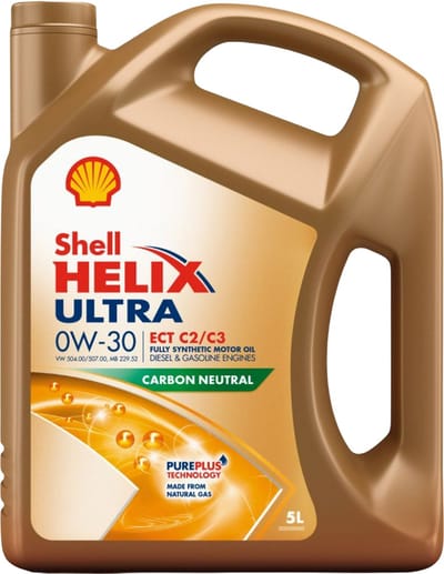 Shell Helix Ultra ECT C2/C3 0W-30 5L - motorolie voor benzine en diesel auto's