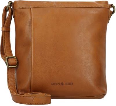GREENBURRY Leren schoudertas Colombiana Shoulder Bag Nougat bruine