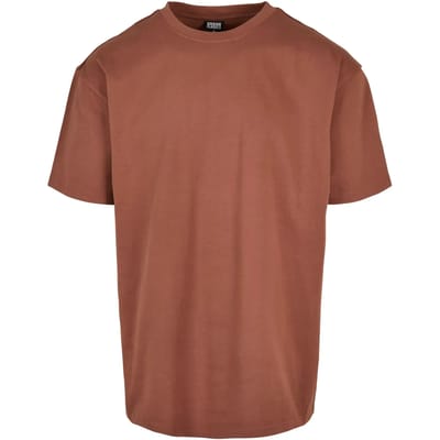 Urban Classics - Heavy Oversized Heren T-shirt - XS - Bruin