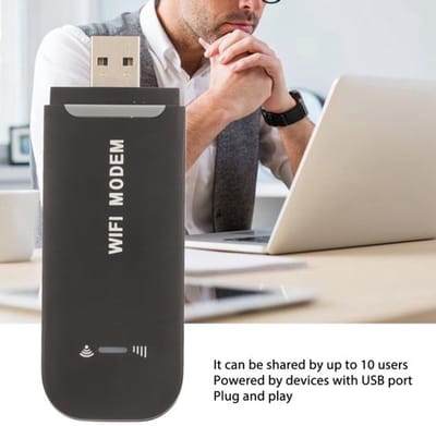 Store_9 - 4G USB WiFi-Router - Draadloze WiFi Pocket Hotspot - Zwart