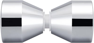 Dailygoods- Deurgreep Dubbele Knop - Deurknop - Deurbeslag - Deurkruk - Deurklink - Aluminium Legering - 30 mm Diameter