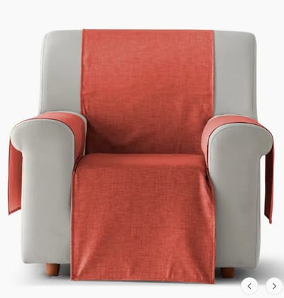 waterdichte stoelbeschermer, stoelhoes , stoelbeschermers voor fauteuil steenrood