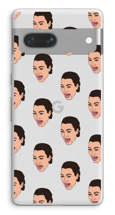 Case Company® - Hoesje geschikt voor Google Pixel 7 hoesje - Ugly Cry Call - Soft Cover Telefoonhoesje - Bescherming aan alle Kanten en Schermrand