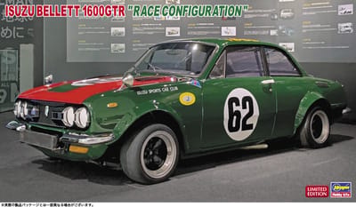 Hasegawa Modelbouwpakket Militaire voertuigen - 20749 Isuzu Bellet 1600GTR R-uitvoering - Sportcoupé - Auto Plastic - 1:24 - Modelbouw