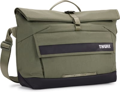 THULE Schoudertas Laptoptas met laptopvak Paramount Crossbody Bag 14L Soft Green Olijfgroen