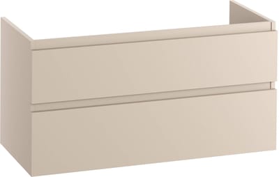 Ben Tendenza asymmetrische wastafelonderkast 100x44,5x60cm zand