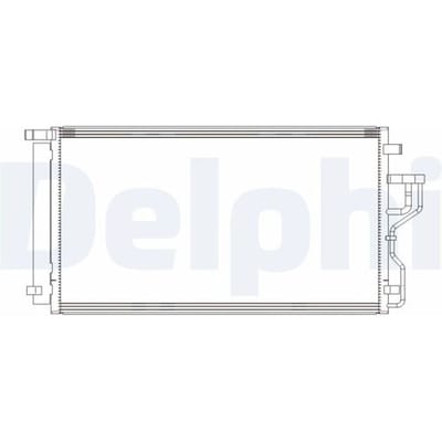 Condensator, airconditioning DELPHI CF20290