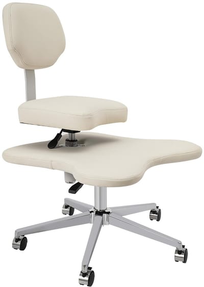 Dailygoods- Meditatiestoel ergonomisch design - Bureaustoel voor kantoor - Verstelbare kruk - Lendensteun - Vrijstaand - Max. draaglast 130 kg