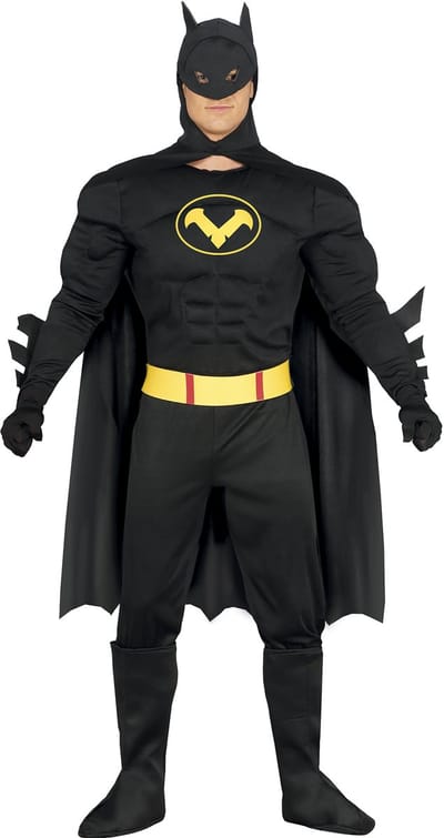 Batman kostuum gespierd