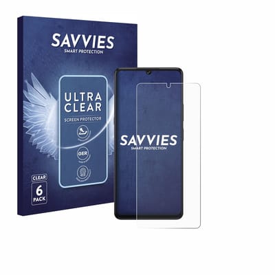 Savvies - Screenprotector voor Cubot X100 - Folie Beschermfolie transparant 6 Stuks