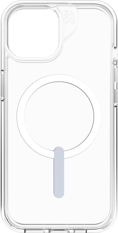 ZAGG Crystal Palace Snap hoesje geschikt voor iPhone 15 - Transparant