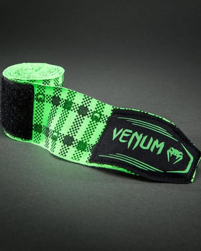 Venum Tartan Boksbandages 250 cm - Neon Groen -