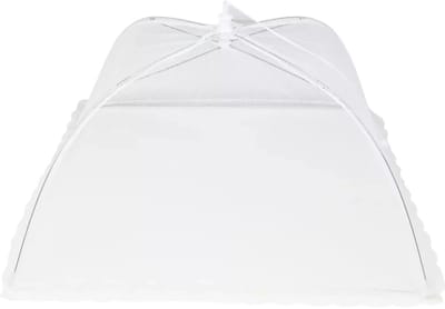 Benson Opvouwbare voedselbeschermer - wit kant - 43 x 43 cm - insectenwerend