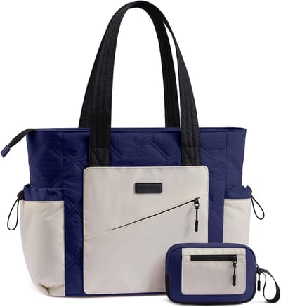 Grote shopper tas voor vrouwen, lichte werk- en laptoptas, ideaal voor school en kantoor