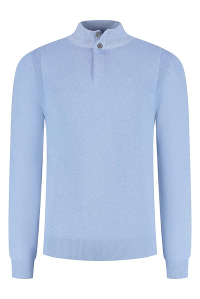 Fellows United Half Zip Pullover Premium Light Blue  4XL