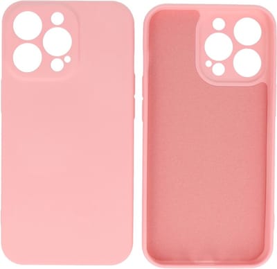 Hoesje Geschikt voor de iPhone 13 Pro - Fashion Color Backcover Telefoonhoesje - Roze