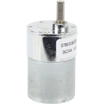 340RPM Worm DC Tandwielmotor Hoge Koppel Instelbare Snelheid Messing Spoel Micro Snelheidsreductie Tandwiel