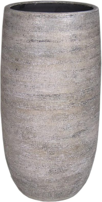 Bloempot Mira hoog - d29 x h60cm - Wit