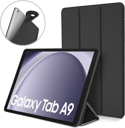 Tablet Hoes geschikt voor Samsung Galaxy Tab A9 / Tab A11 – Extreme Shock Cover - Zwart