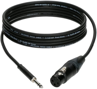 Klotz M4TF1-0300 Patchkabel 3 m - Stereo patch kabel