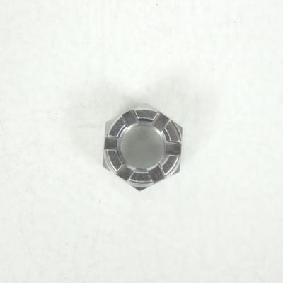 Écrou crénelé M14 axe roue AR pour moto Yamaha 125 TZR 90171-14809 Neuf