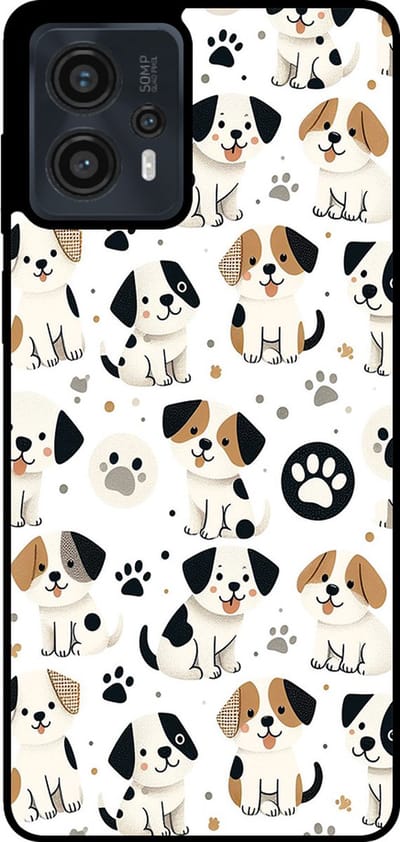 Smartphonica Telefoonhoesje Geschikt voor Motorola Moto G13 / G23 / G53 met honden opdruk - TPU backcover case dog design geschikt voor Motorola Moto G13;Motorola Moto G23;Motorola Moto G53
