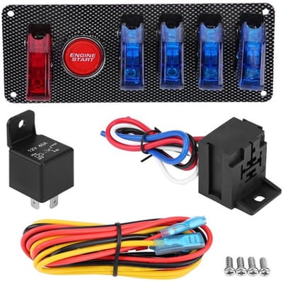 Dailygoody - Contactslot - Racing Car - Auto Motor Startknop Control