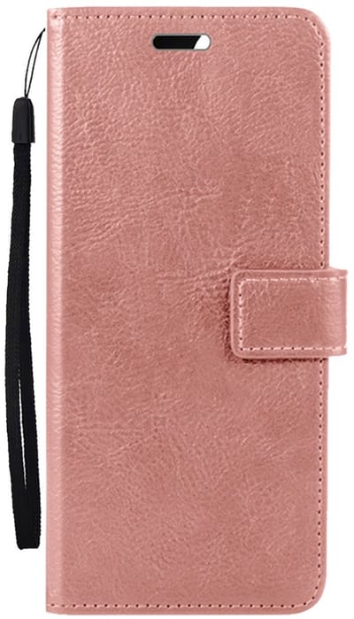 Hoesje Met Pasjeshouder - Geschikt voor Samsung Galaxy A36 - Luxe Bookcase Portemonee - Flip Case - Kunstleer Book Case - Flipcase - Book Cover - Walletcase - Portemonneehoes - Rosé goud