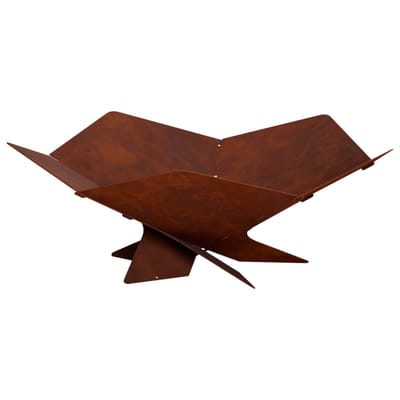 vidaXL - Vuurkorf - Roestkleurig - 53 - x - 53 - x - 18,5 - cm - weervast - staal