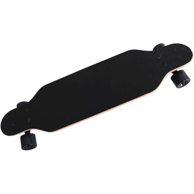PUENTE Professioneel Vierwielig Volwassen Longboard Skateboard met Amerikaans Vlagpatroon white