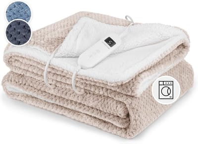 XL Elektrische Cuddle Deken met Automatische Uitschakeling - 180 x 130 cm - Dubbelzijdige Verwarmde Deken voor Bed en Bank