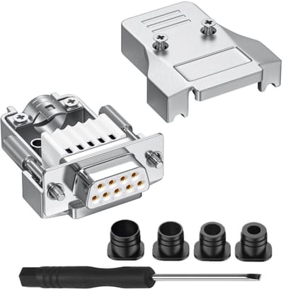 QIANRENON DB9 Solderless Serial Adapter - Compact en Duurzaam voor RS232/RS485/RS422
