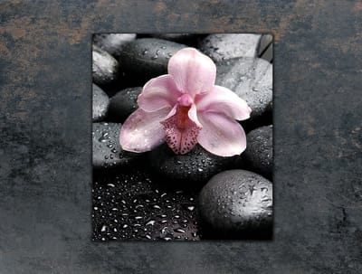 TMK ArtDeko - Snijplank - Orchidee Print - 45x52 cm - Gehard Glas