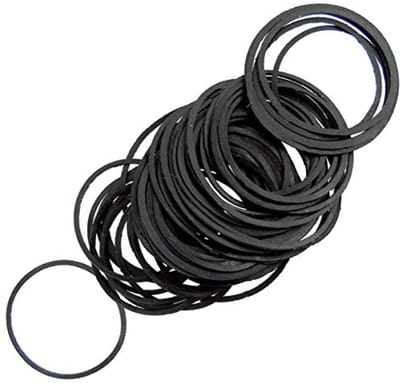 Platte rubber afdichtringen 32-50mm - Geassorteerde O-vormige pakkingen voor horloges