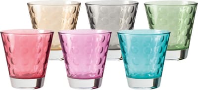 Leonardo OPTIC Drinkkglas assorti 220ml - set/6