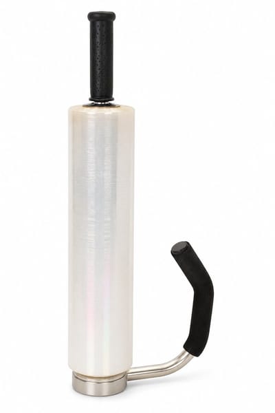 Handwikkelfolie dispenser - chroom - verstelbaar - 50 cm