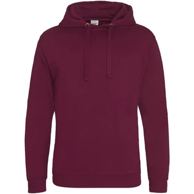 Just Hoods Epic Print Hoodie JH011 - Burgundy - 3XL