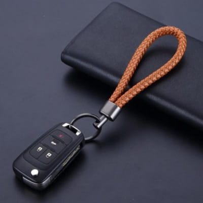 Sleutelhanger Retro Eenvoudig Handgeweven Gesp Metaal Auto Mannen en Vrouwen Huis Anti-verlies Hardware Gesp Accessoires